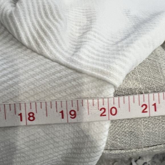 Vintage 70s Blazer Women Small White Handmade Ribbed Polyester‎ Coastal Nautical - Picture 9 of 11